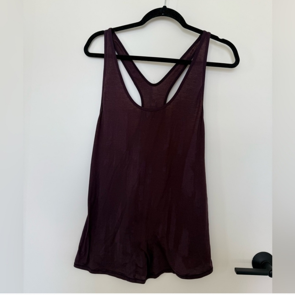 😍Lululemon! Maroon  Racerback Tank Top - Picture 2 of 3